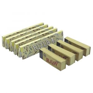 Grinder 60mm RIZLA King Size Rolling Papers x4 Organic Rolling Tips x3 