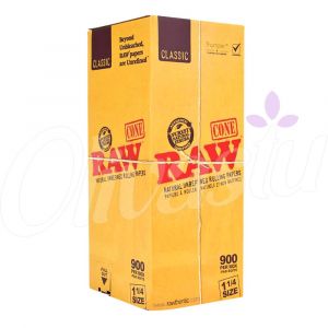 RAW 1 1/4 - 900 Pre-Rolled Cones