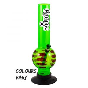 40cm Assorted Colours Free Grinder! Chongz Style Loud Acrylic Polka Dot Bong 