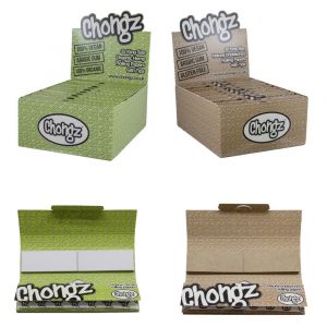 Chongz Rolling Papers with Tips (King Size) - Hemp & Natural
