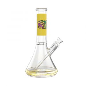 Keith Haring Glass Water Pipe