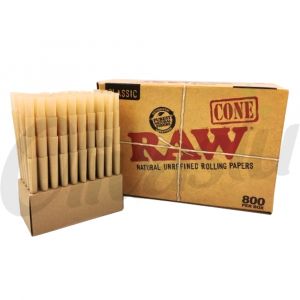 RAW Classic Pre-Rolled King Size Cones - 800 Cones
