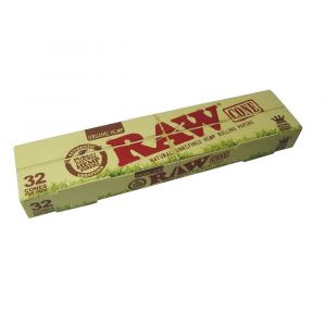RAW Organic Hemp 1 1/4 Cones - 32 Pack