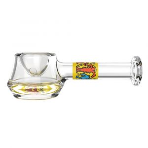 Keith Haring Glass Spoon Pipe