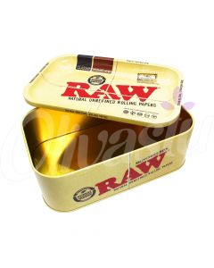 RAW Munchies Metal Box with Rolling Tray
