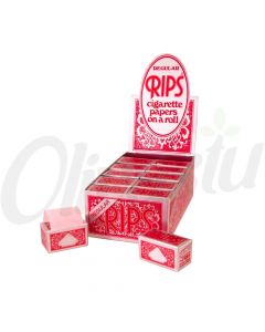 RIPS Red Regular Cigarette Rolling Papers - 37mm x 7m