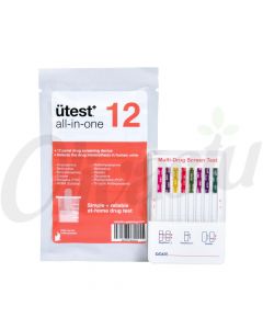 Utest All-in-One 12 Panel Drug Testing Kit