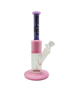 Chongz 'Purple Killer' Rose Milk & Purple Glass Bong - 30cm