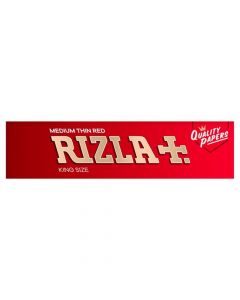 Rizla Medium Thin Red King Size Regular Smoking Rolling Papers Box Booklets