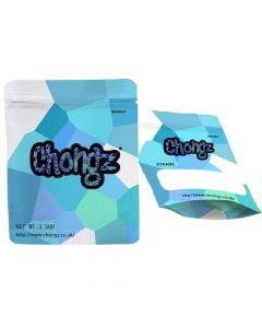 Chongz Blue 3.5g Mylar Bags