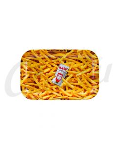 RAW French Fries Metal Rolling Tray - Small