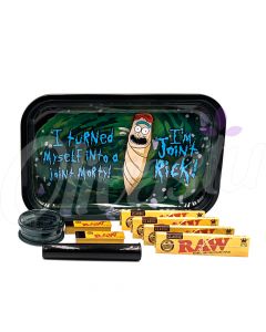 Rick & Morty Large Rolling Tray Gift Set