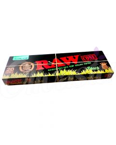 RAW Black Organic - Pre-Rolled King Size - 20 Pack
