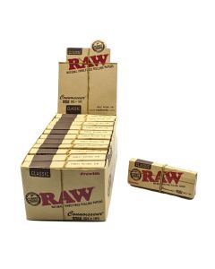 RAW Single Wide Connoisseur Rolling Papers (Box of 24)