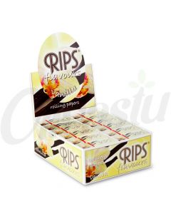 Rips Vanilla Flavoured Slim Cigarette Rolling Papers - 4m x 44mm