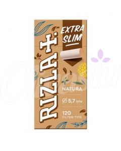 Rizla Natura Ultra Slim Filter Tips (120 Per Box)