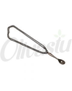 Luxury Snuff Spoon with Chain