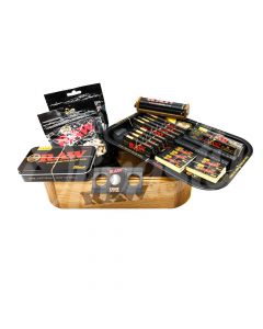 RAW Cache Box Ultimate Rolling Tray Gift Set - Black Edition