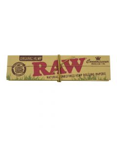 RAW Organic Hemp Connoisseur Kingsize Slim +Tips