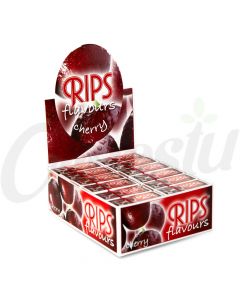 Rips Cherry Flavoured Slim Cigarette Rolling Papers - 4m x 44mm