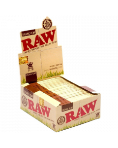 RAW Organic King Size Slim Rolling Paper (Box of 50)