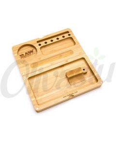 RAW Back Flip Bamboo Rolling Tray- Magnetic