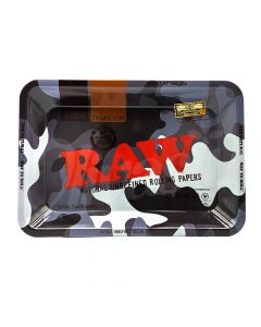 RAW Urban Camo Metal Rolling Tray - Mini