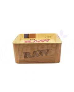 RAW Mini Wooden Cache Box with Classic Tray Lid