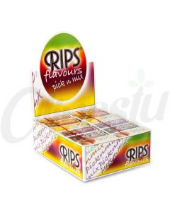 Rips Pick n Mix Flavoured Slim Cigarette Rolling Papers - 4m x 44mm