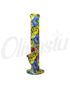 Bounce! Silicone Classic Glow in the Dark Straight Bong