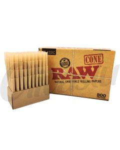 RAW Classic Pre-Rolled King Size Cones - 800 Cones