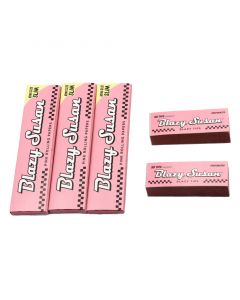 3 x Blazy Susan Pink King Size Slim Papers + 2 x Tips