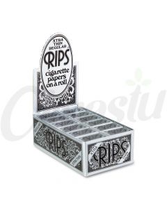 Rips Black Slim Cigarette Rolling Papers - 5m x 36mm
