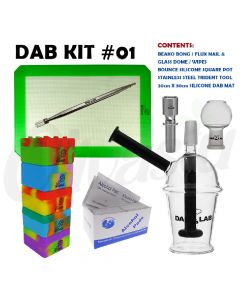 Bounce! Dab Lab Genie Bong Gift Set Kit - 6 Items