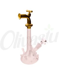 The Tap Frosted Water Splash Effect Bong - 22cm