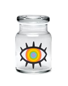 420 Science Classic Pop-Top Jars - Woke Rainbow Eye