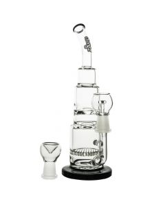 Chongz Glass ''Pyros'' 2 System Oil and Dry Waterpipe Bong 20cm