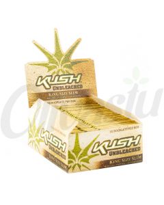 Kush Unbleached King Size Slim Rolling Papers