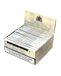 Cartel Long 130mm King Size Slim Papers + ART Tips (Box of 24)