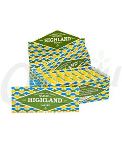 Highland Natural King Size Rolling Papers & Tips