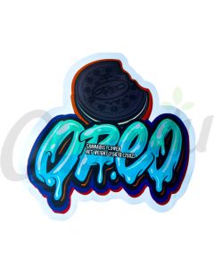 Oreo Cookie Mylar Bag - 3.5g - 11.5 x 11.5cm