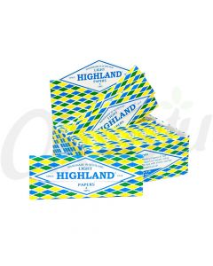 Highland Light Handmade Scottish King Size Rolling Papers & Tips