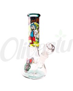 Rick & Morty Glass Water Bong - 23 cm