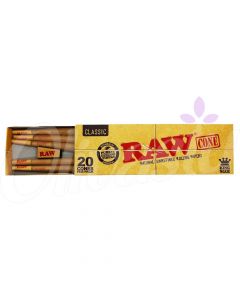 RAW Classic King Size Pre Rolled Cones - 20 Pack