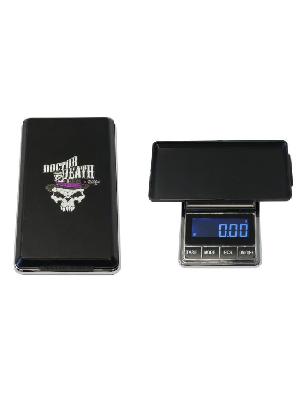 Dr Death by Chongz Splatter Mini Scale 100g x 0.01 - Weed Scales