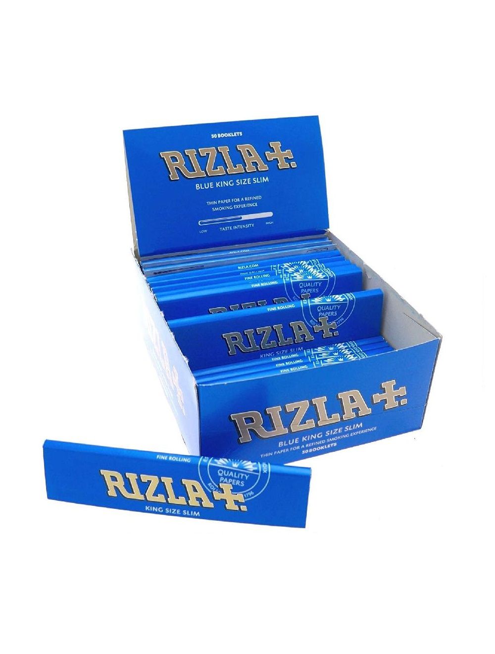  Rizla Blue Regular Cigarette Rolling Papers - 10 Packets :  Health & Household