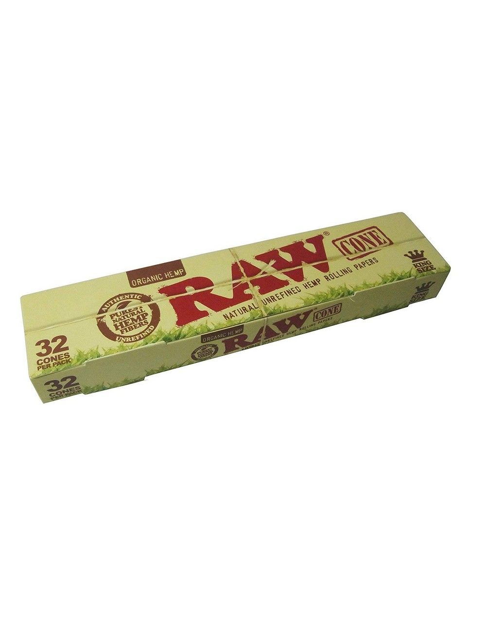 AUTHENTIC Raw ORGANIC Hemp 1-1/4 PreRolled Cones Fast Free Shipping 32 CONES 