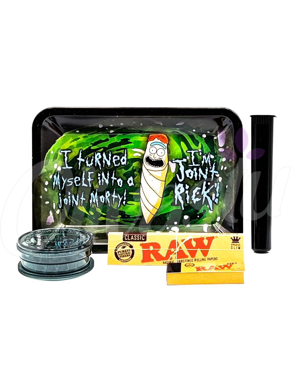 Rick & Morty Small Rolling Tray Set - Smoking Gift Sets