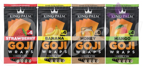 Elevate Your Blunt Game: King Palm Goji Blunt Wraps - 4 Sensational Wraps You Need to Try!