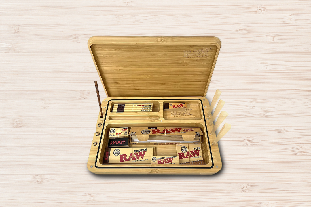 Raw Wooden Rolling tray 